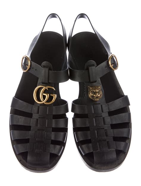 Gucci rubber sandals